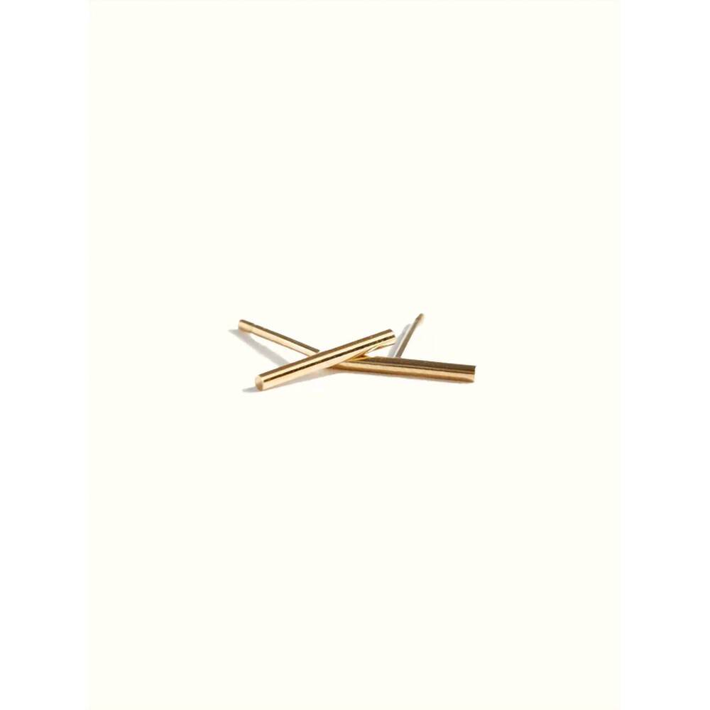 NEW ABLE women's new stick stud earrings in 14k gold filled